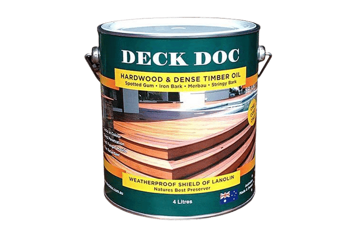 Deck Doc Hardwood & Dense Timser Oil 4L